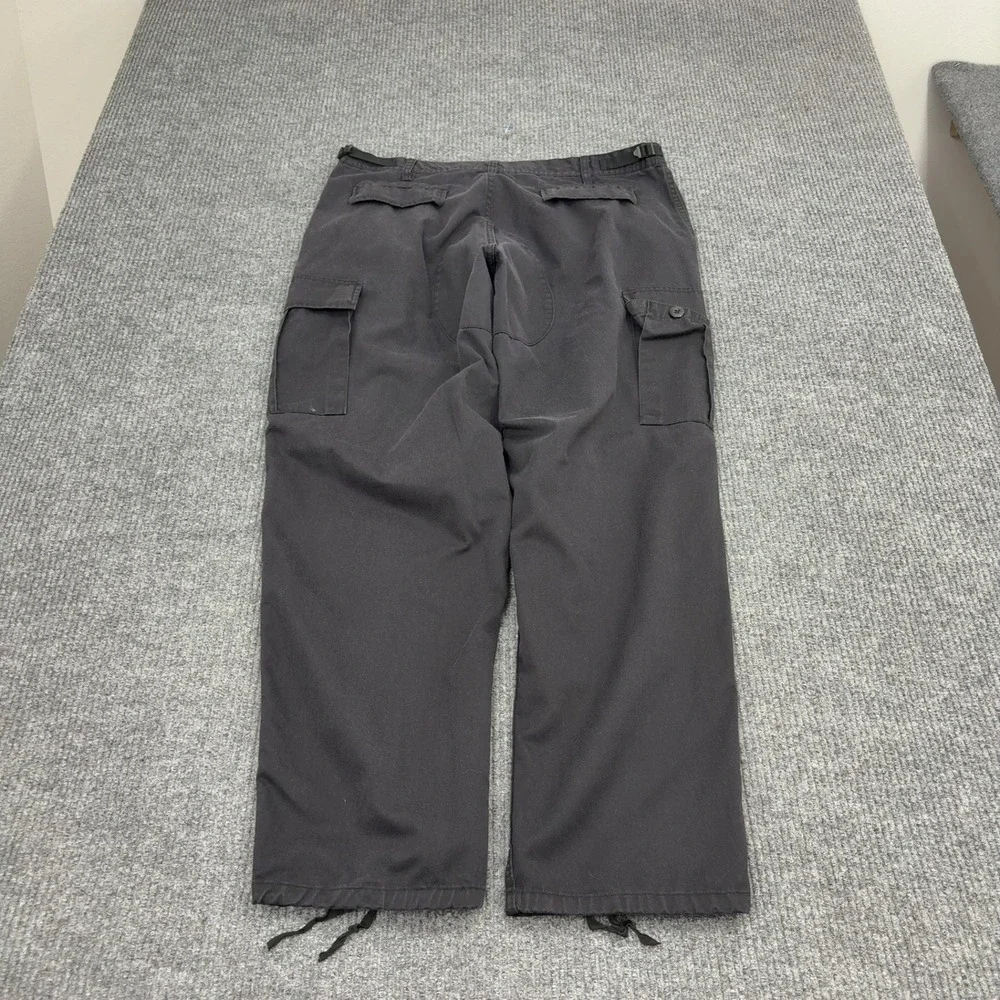 Advantex BDU Cargo Pants Mens L Black Cotton Blend Adjustable Tactical Gorp
